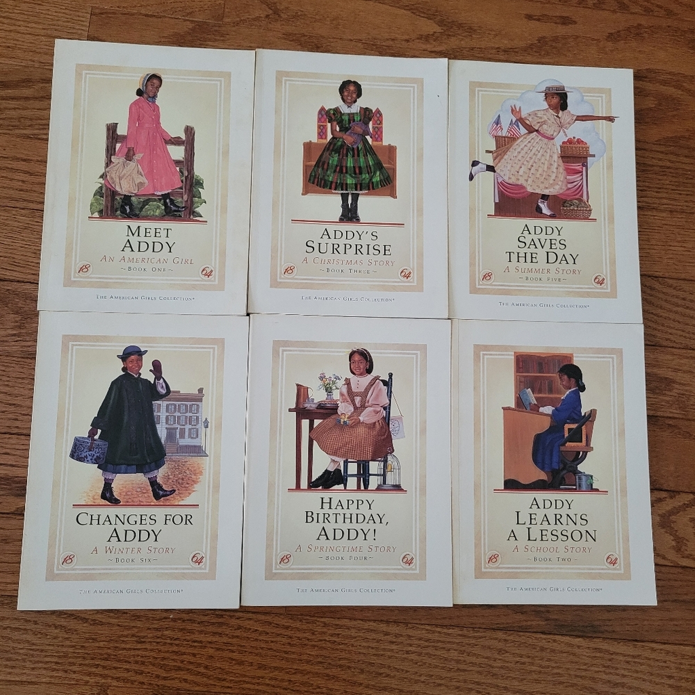 AN American Girl ADDY Book Set Paperback 1 To 6 Pleasant Company MEET ADDY!